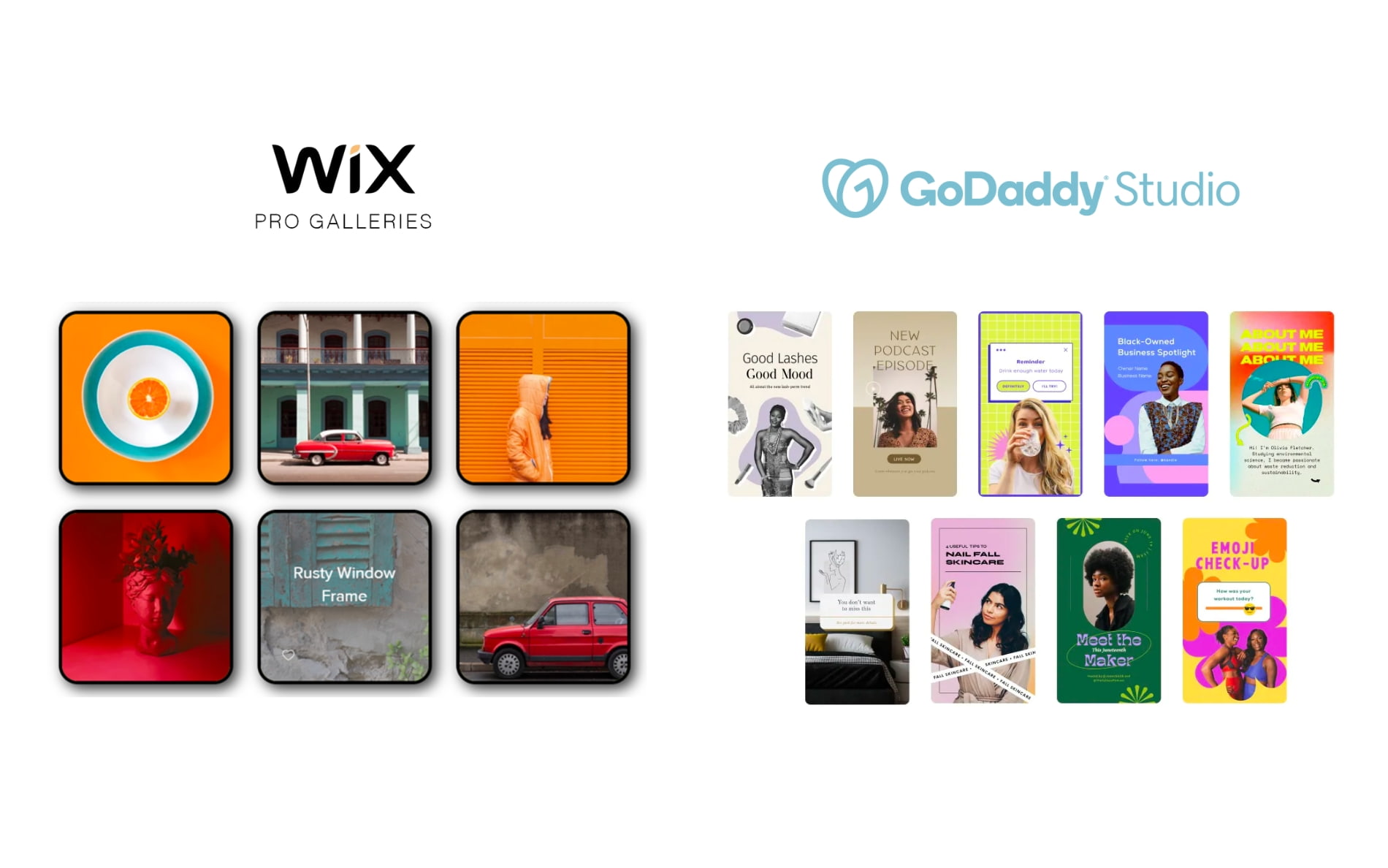 godaddy vs wix: Photography